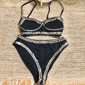 COPY - Norma Kamali Studded Bikini